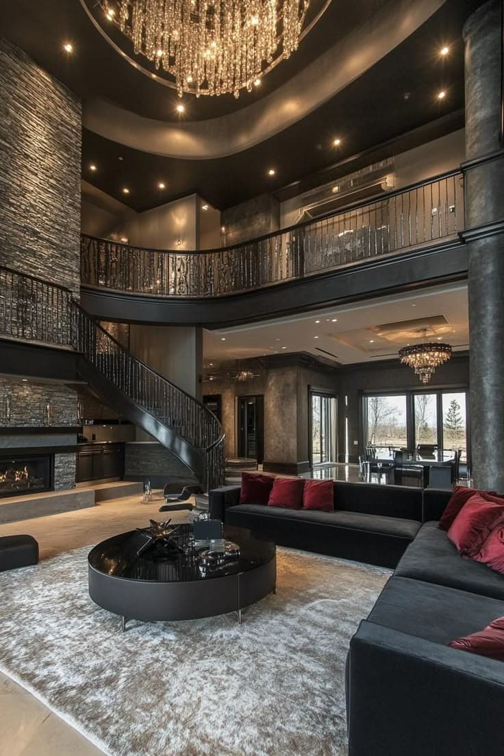 Warm neutral living space with curated furniture pieces