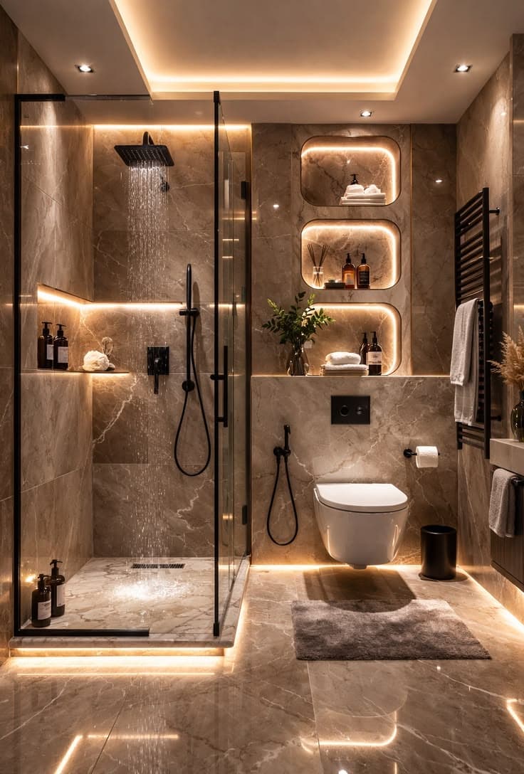 Refined living space with an elegant neutral palette