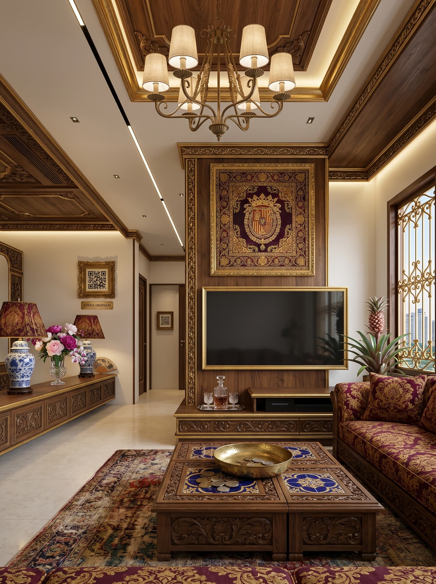 Eclectic interior styled with a bold creative vision