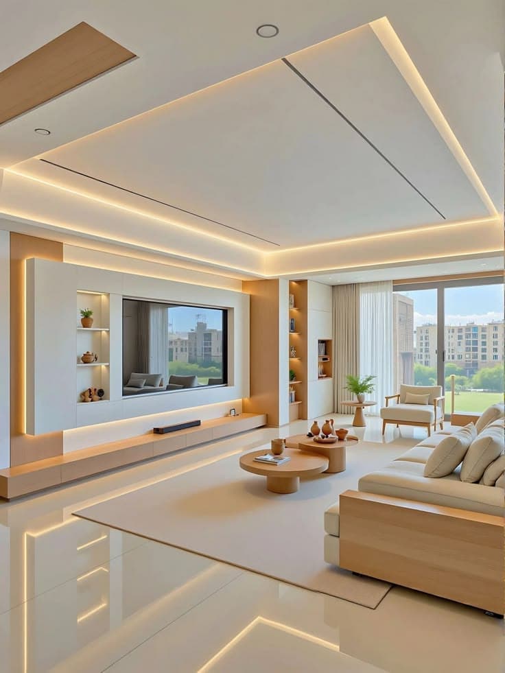 Wonderful layered interior moment with warm styling