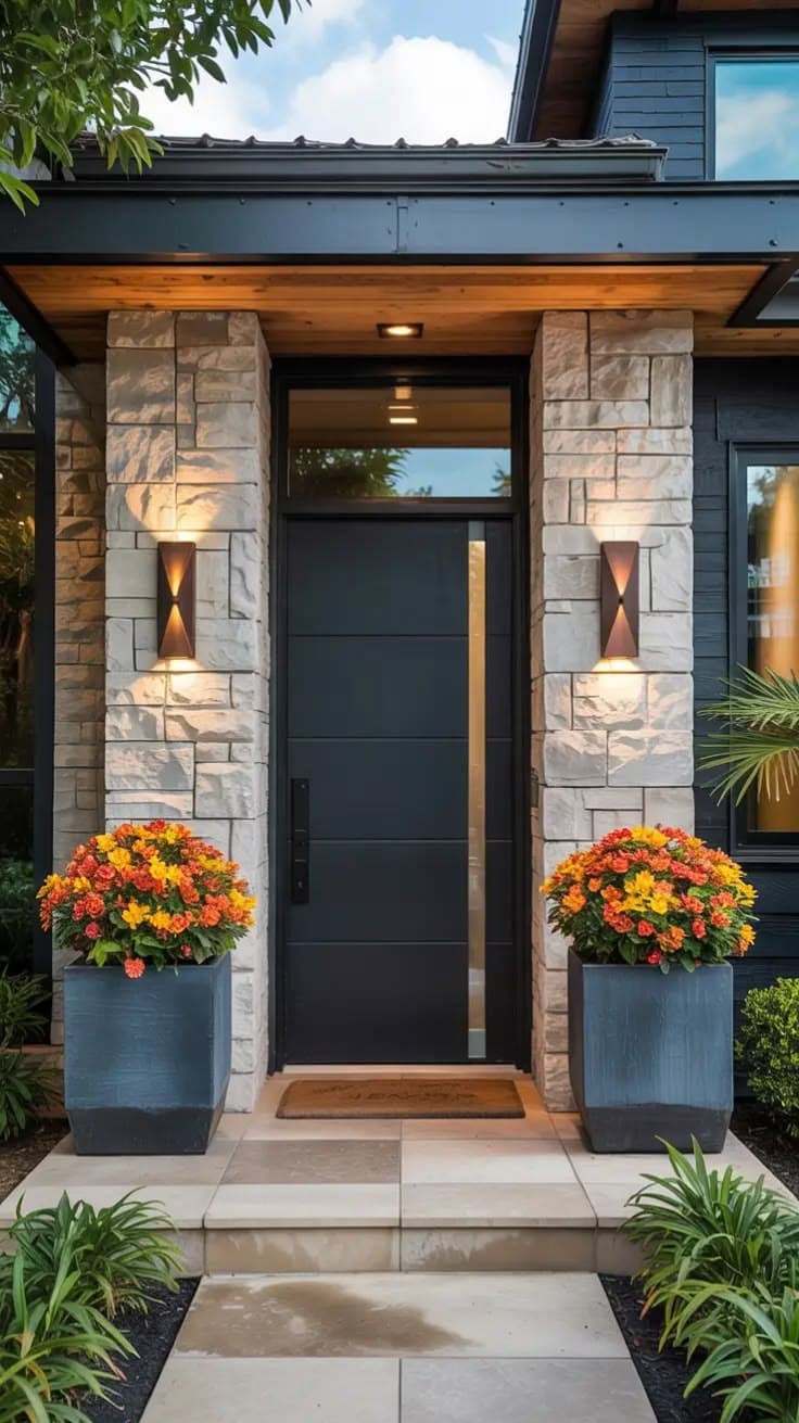 2026 outdoor entryway ideas with a modern welcoming design